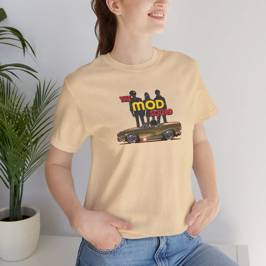 THE MOD SQUAD TV 1971 Dodge Challenger Concept Art Short Sleeve Tee 8 Colors