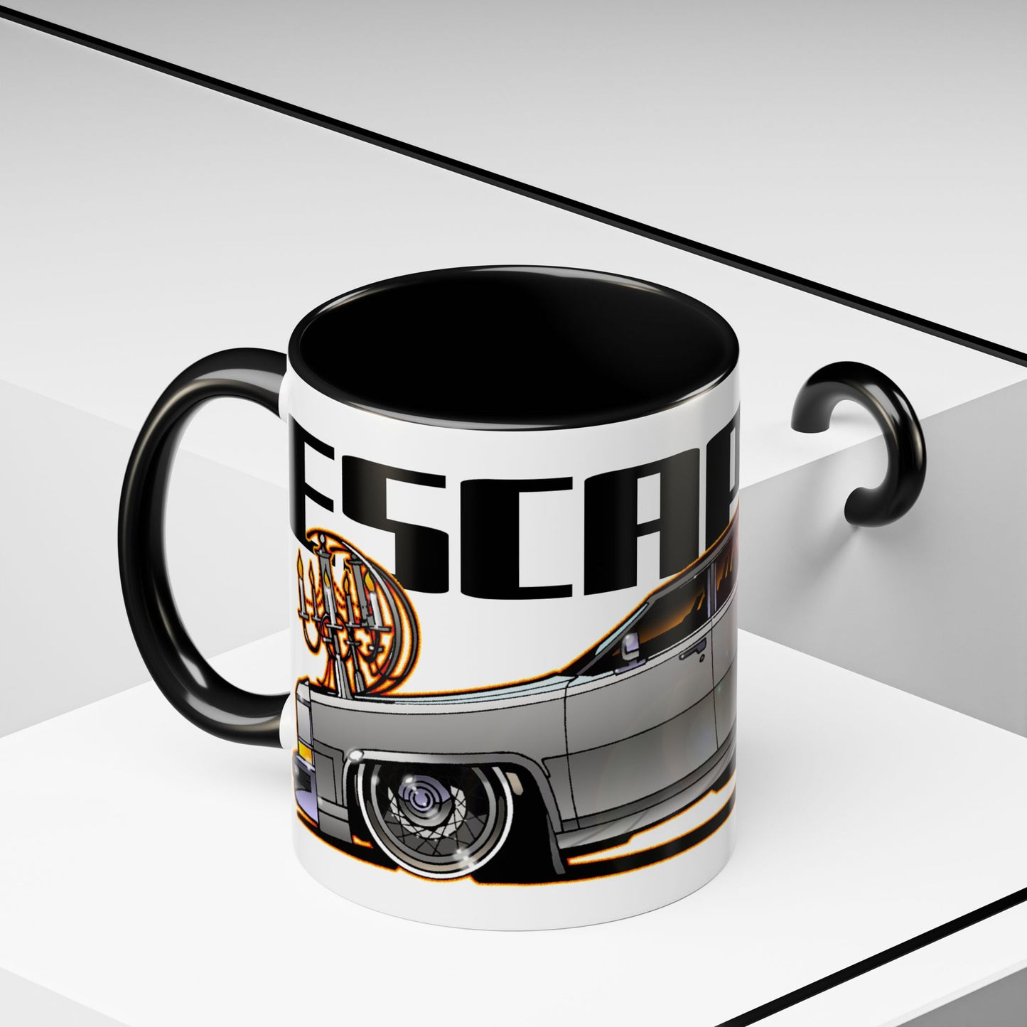 ESCAPE FROM NEW YORK Duke Cadillac Collectible Art Coffee Mug - 2 Sizes