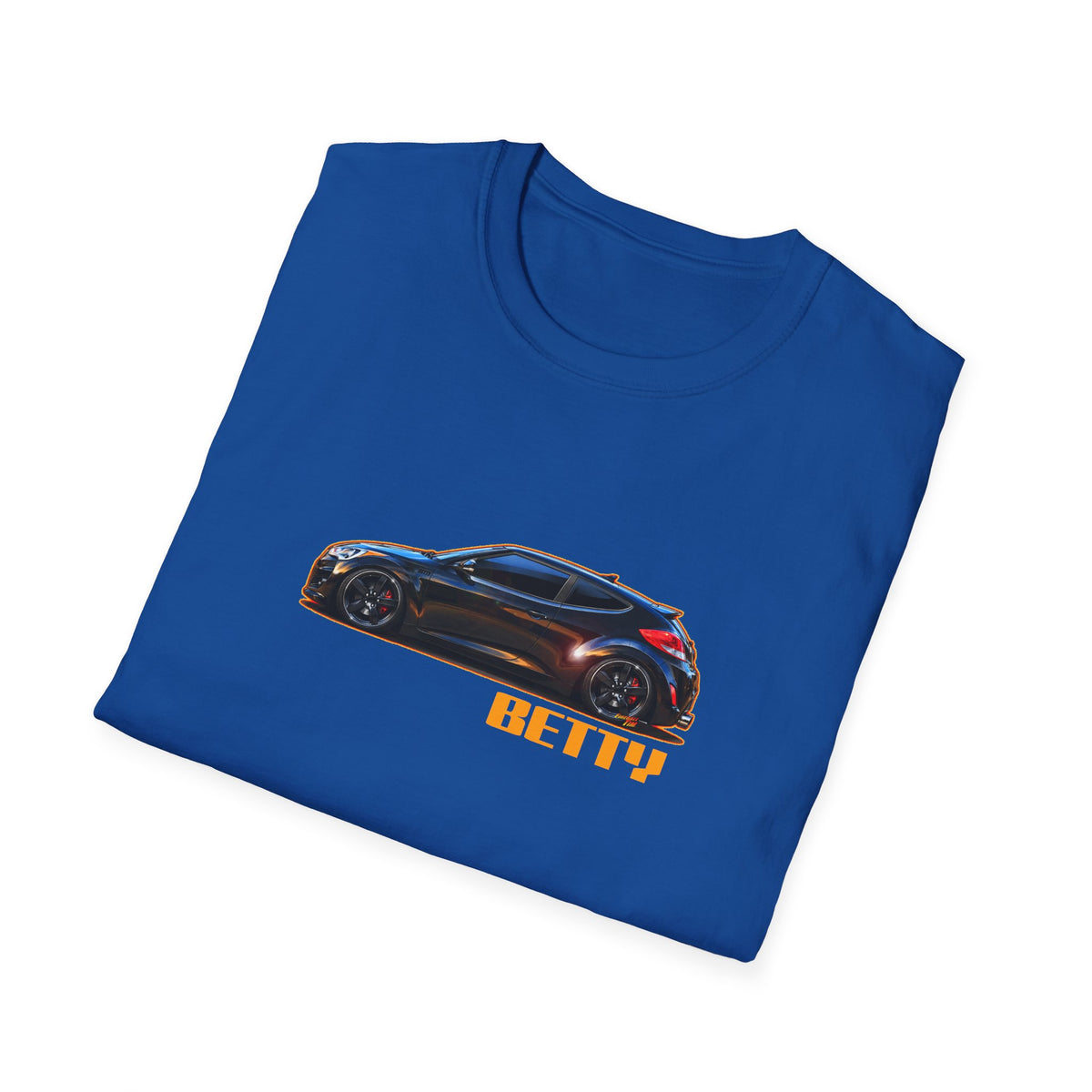 HYUNDAI VELOSTER 2012 Black Betty Collectible Fireball Art TeeShirt