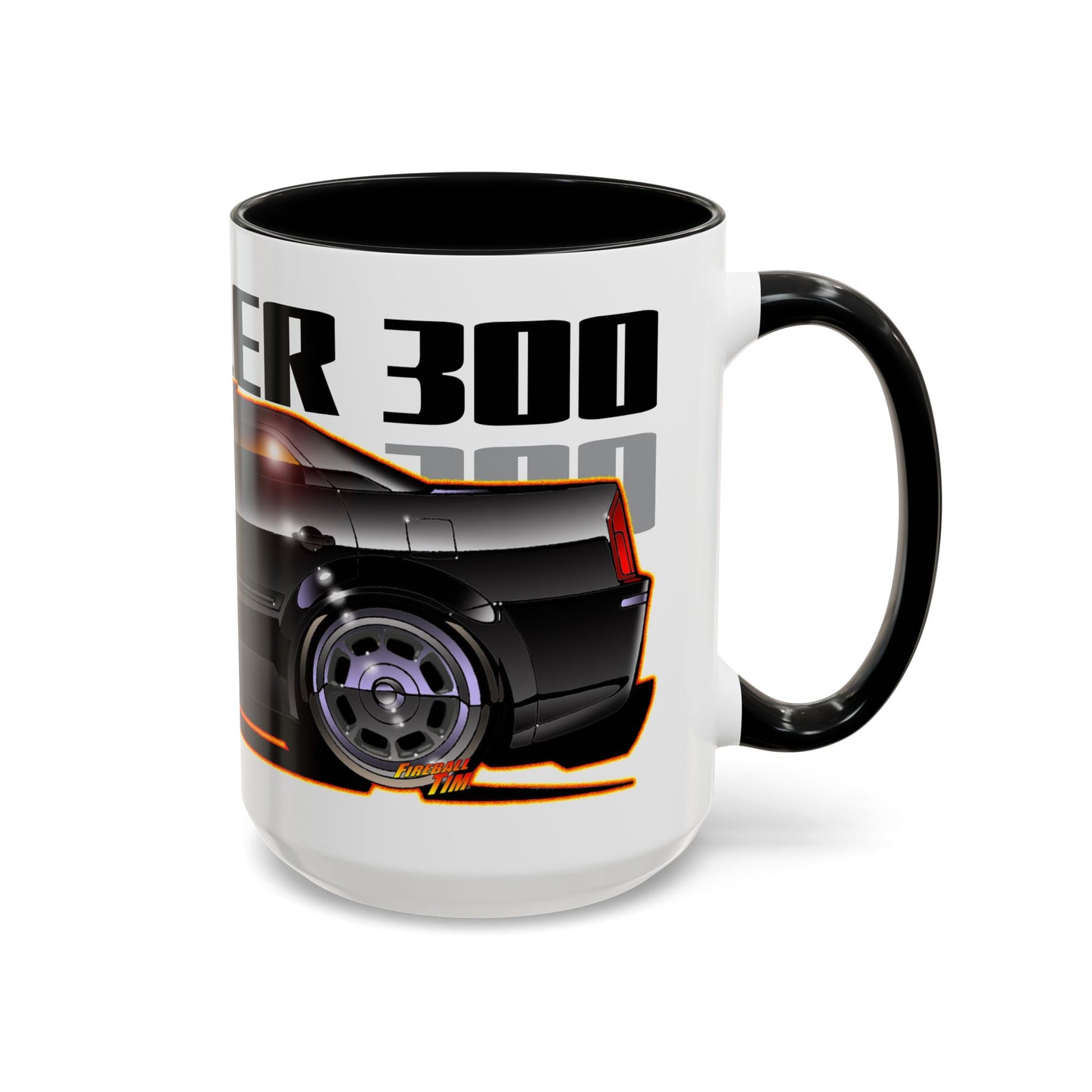CHRYSLER 300 Fireball Art Collectible Coffee Mug - 2 Sizes
