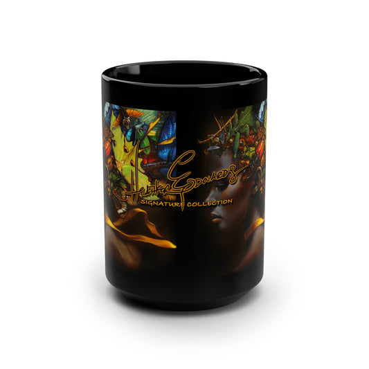 Heather Edwards Signature Collection YELLOW RIBBON 15oz Black Mug-Mug-Fireball Tim Garage