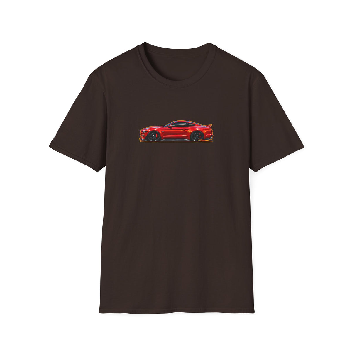FORD MUSTANG 2019 GT 5.0 Collectible Fireball Art TeeShirt