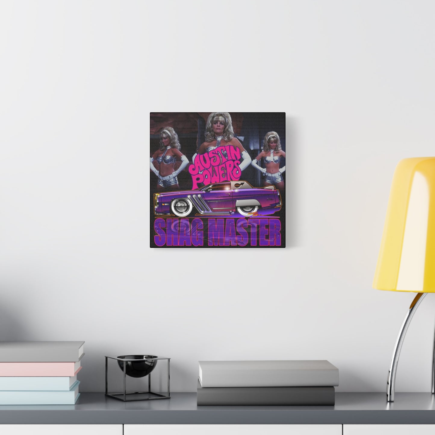 Copy of AUSTIN POWERS Shagmaster Cadillac Eldorado Canvas Art Print - 12x12