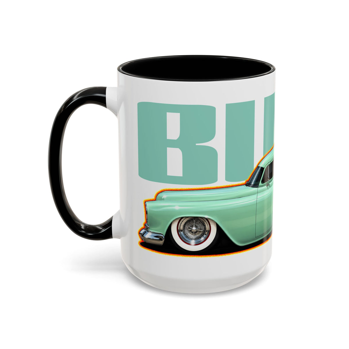 BUICK 1953 Kustom Special Collectible Fireball Art Coffee Mug - 2 Sizes