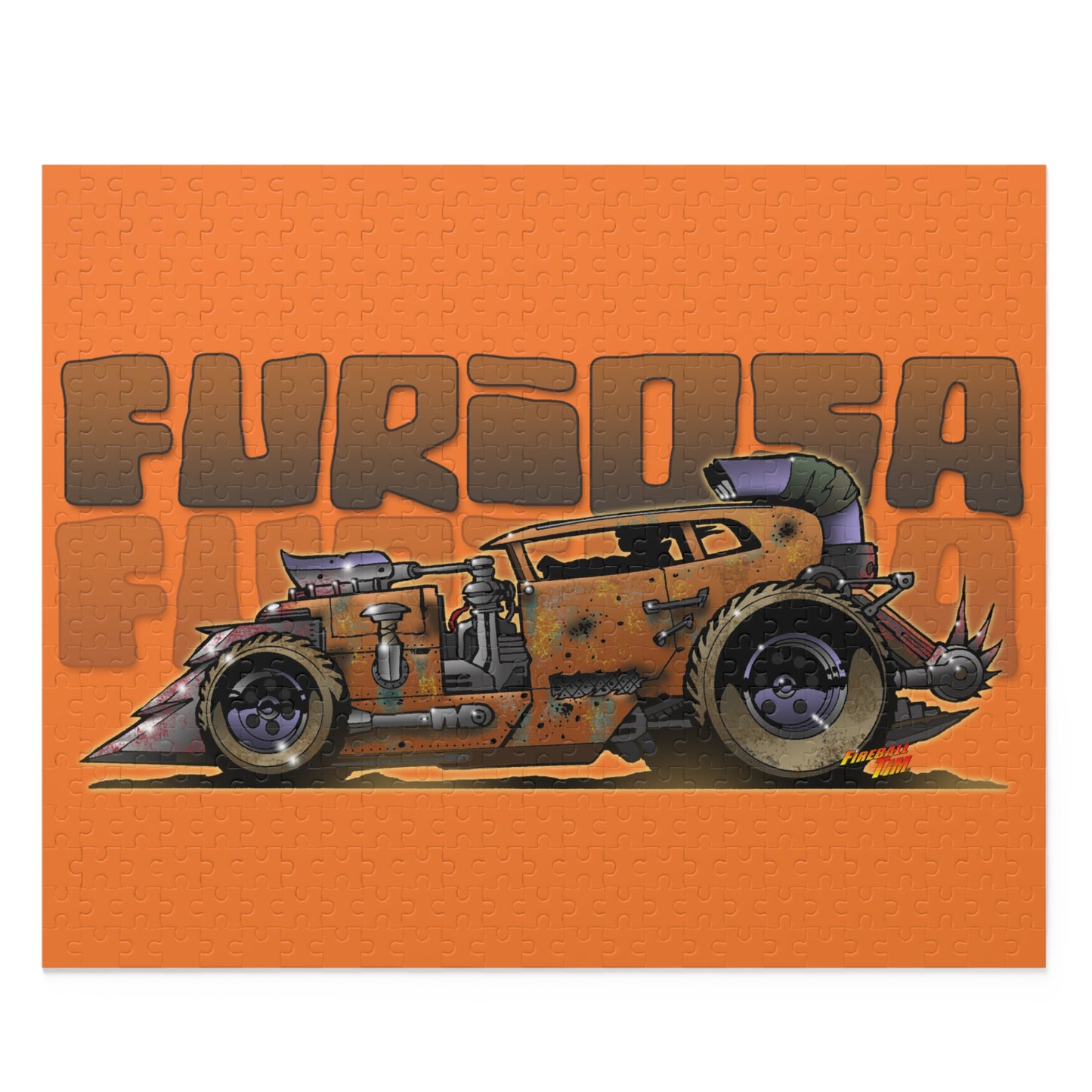 FURIOSA Mad Max Movie Car Hot Rod Puzzle (500-Piece)