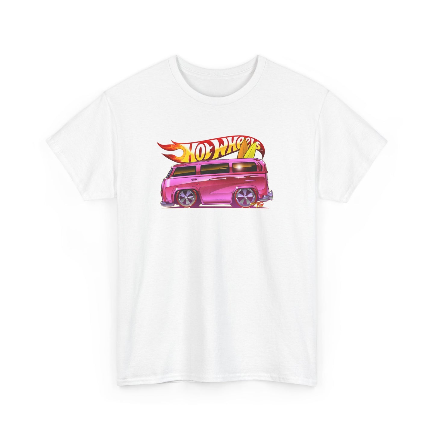 HOT WHEELS PINK BEACH BOMB BUS Tee Shirt - Multiple Colors