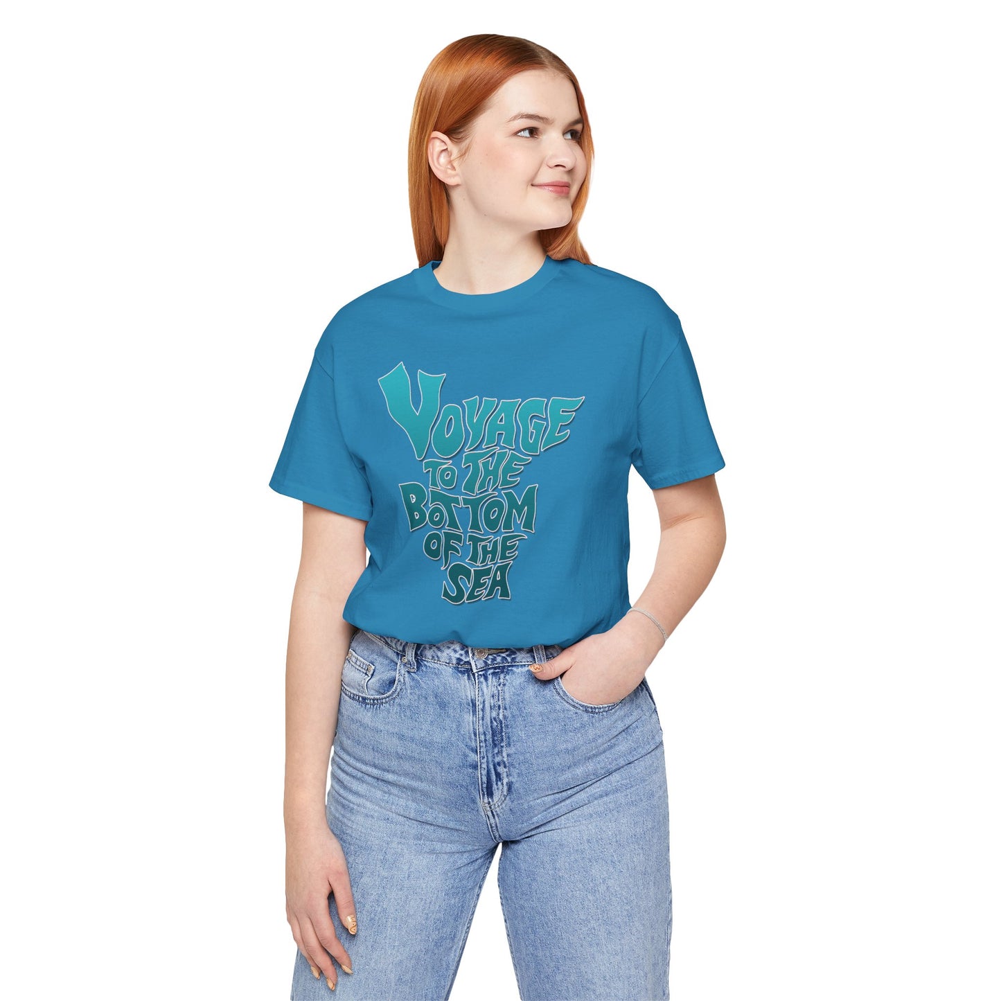 VOYAGE TO THE BOTTOM OF THE SEA Unisex Short Sleeve Tee 8 Colors