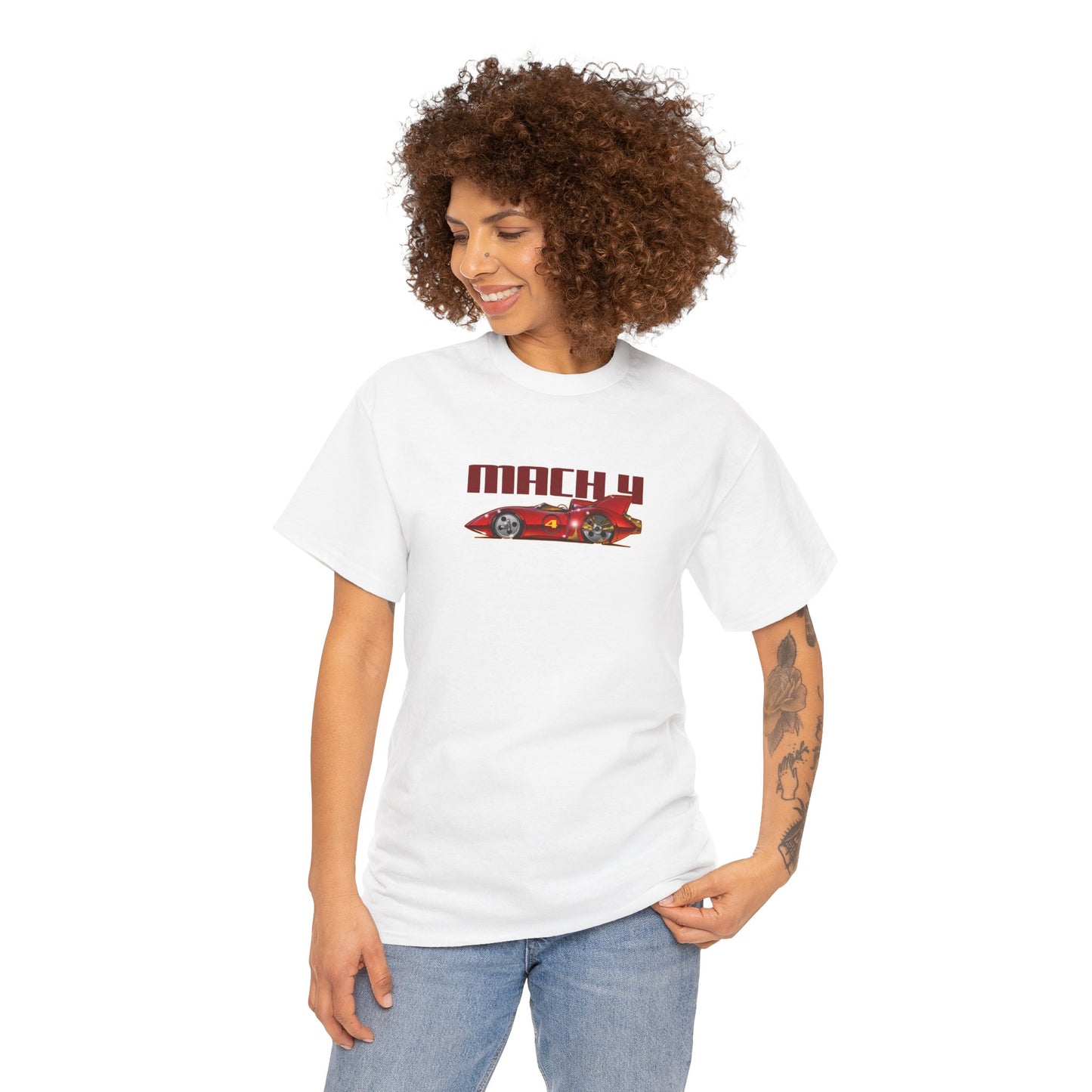 SPEED RACER MACH 4 Fireball Art Cotton Tee Shirt - Colors