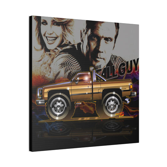 THE FALL GUY 1982 GMC K-2500 TV Show Truck Canvas Art Print - 2 Sizes