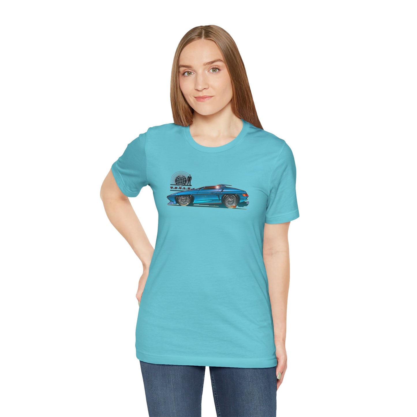 THE MAN FROM UNCLE Piranha TV Car Fireball Jersey Short Sleeve Tee Shirt - Multiple Colors