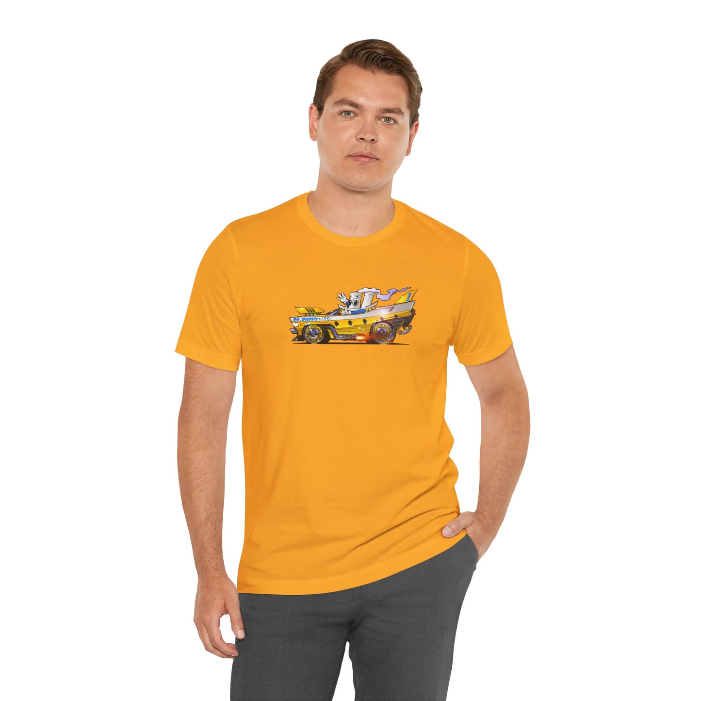 BUDDY CRUISE BUDDYMOBILE Custom Car Art Short Sleeve Tee in 17 Colors