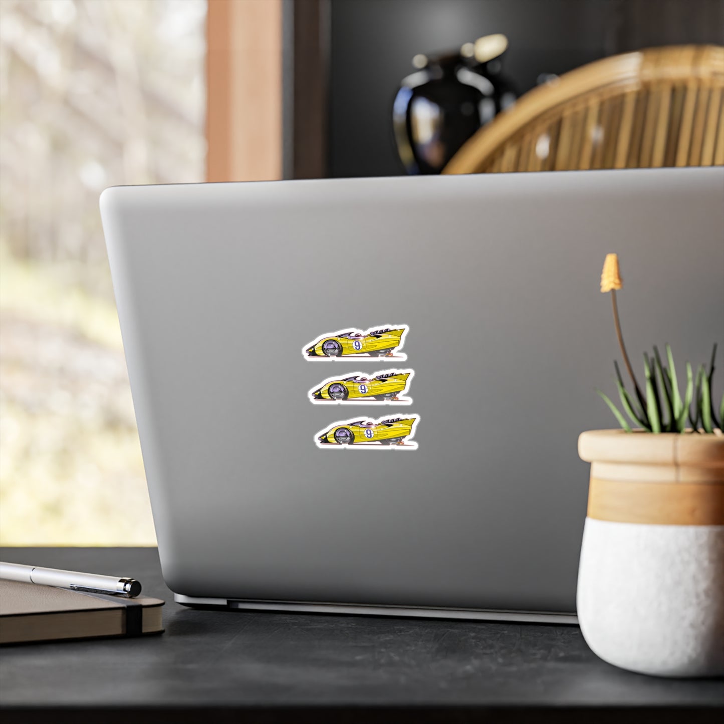 SPEED RACER RACERX SHOOTING STAR Fireball Art Decal Stickers - 4 Sizes