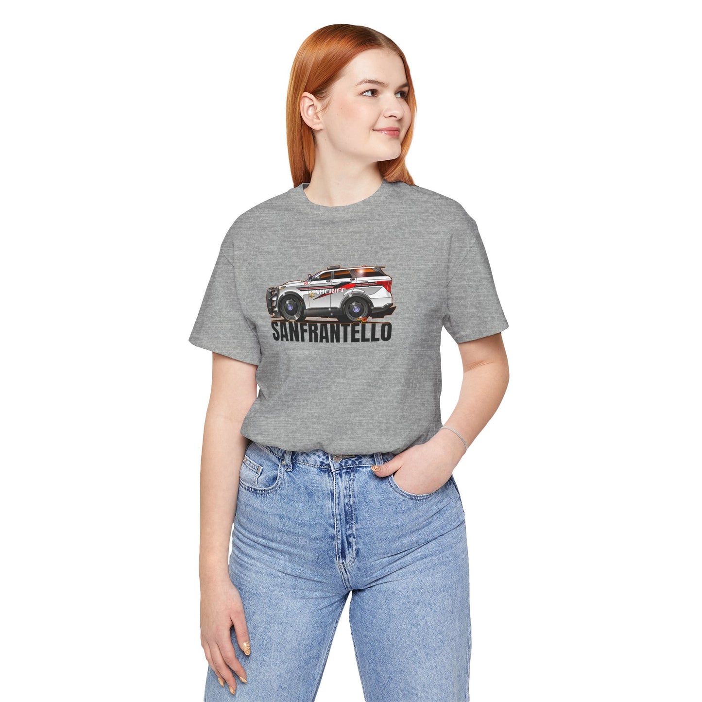 FORD EXPLORER POLICE CRUISER Sanfrantello 09 Tribute Concept Art Short Sleeve Tee 12 Colors