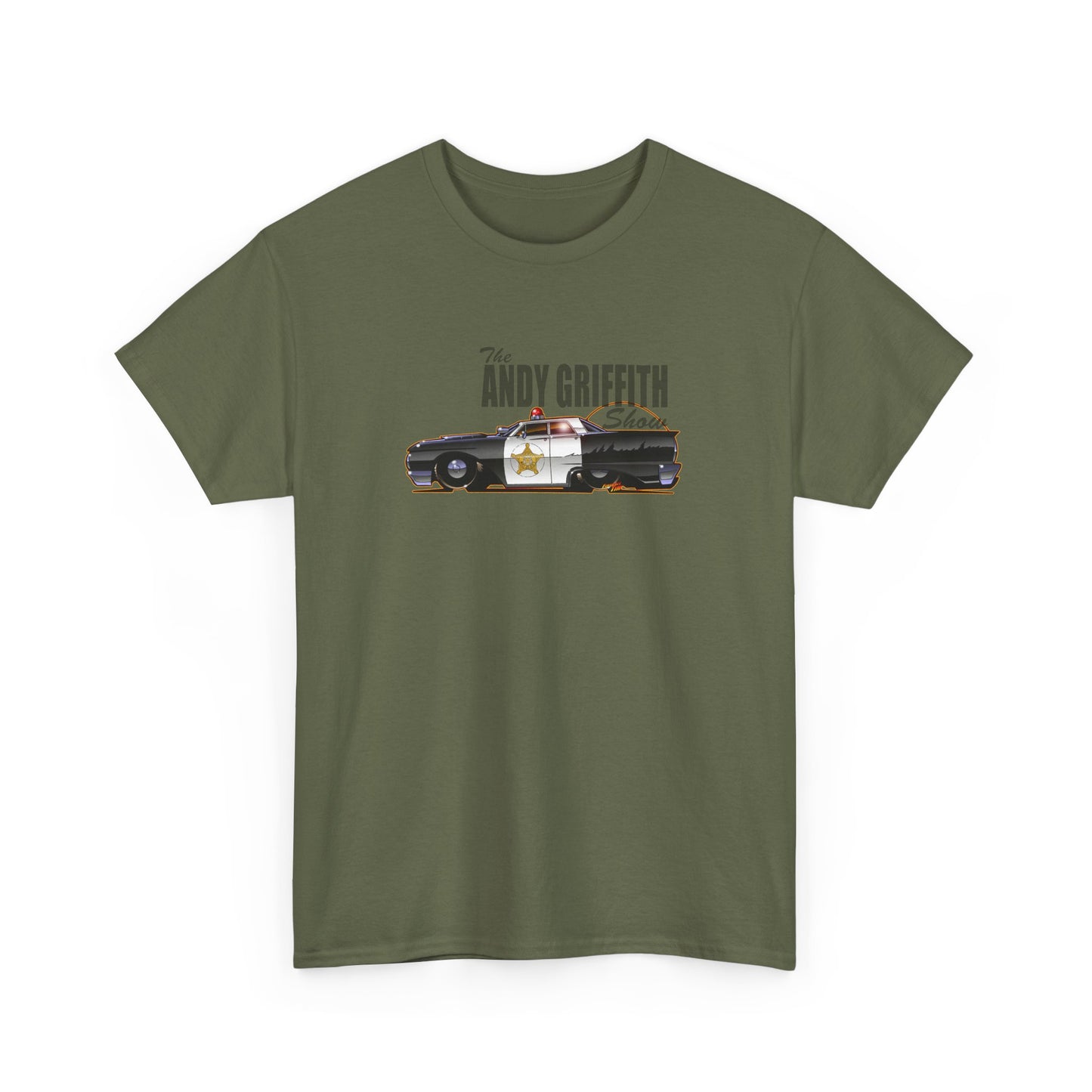 ANDY GRIFFITH SHOW 1963 Ford Galaxie Police Car Tee Shirt 12 Colors