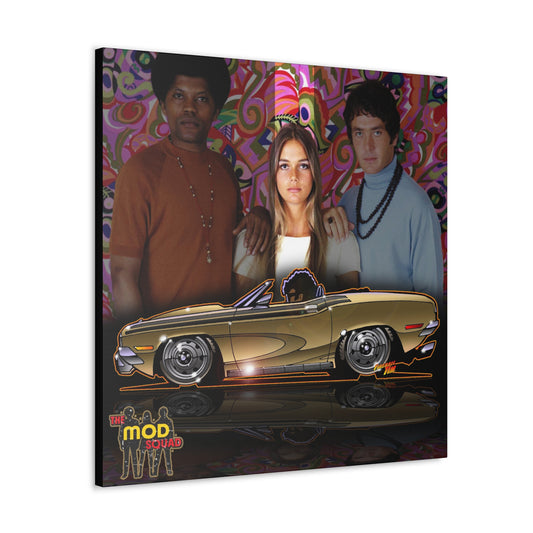 THE MOD SQUAD 1971 Dodge Challenger MASTERPRINT Concept Art Canvast Print 3 Sizes