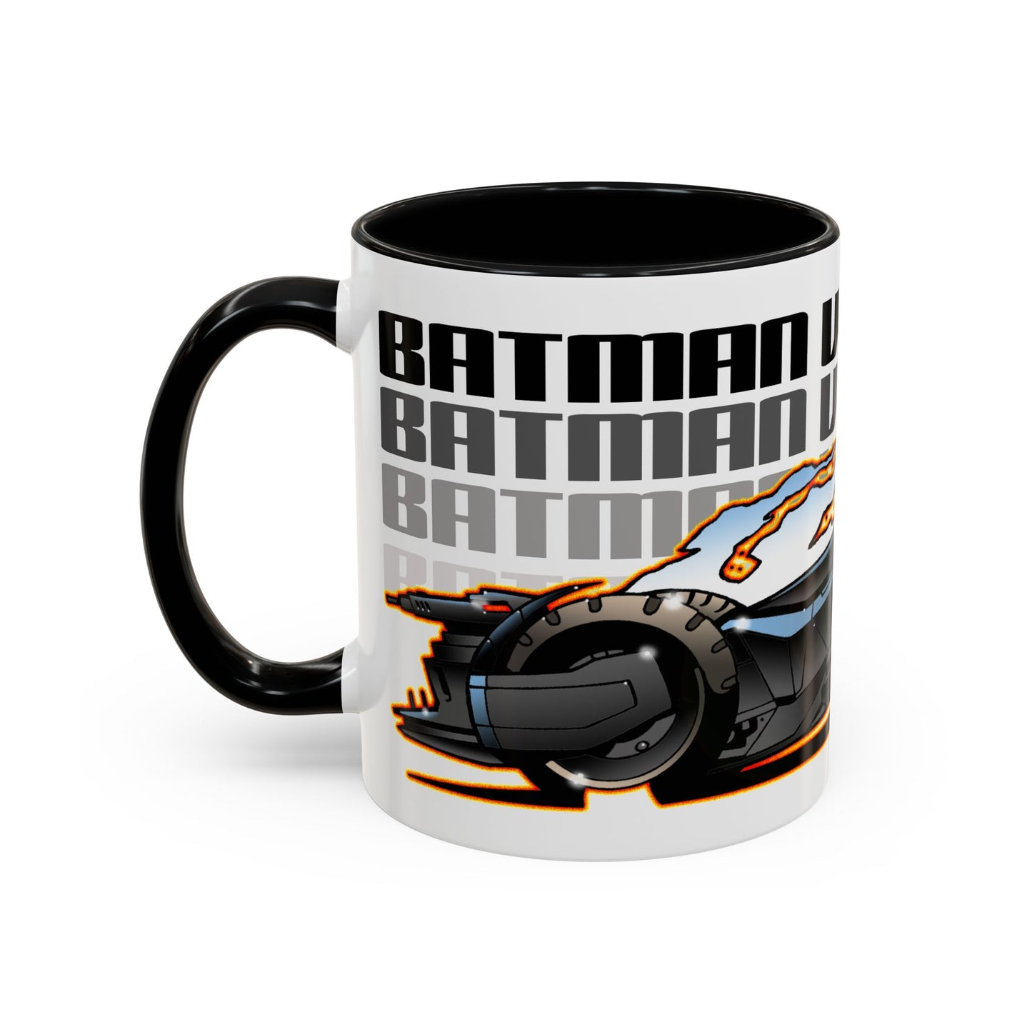 BATMAN VS SUPERMAN BATMOBILE Collectible Art Coffee Mug - 2 Sizes