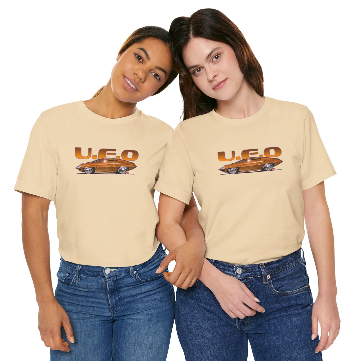 UFO ED STRAKER CAR TV Car Concept Art Short Sleeve Tee 12 Colors