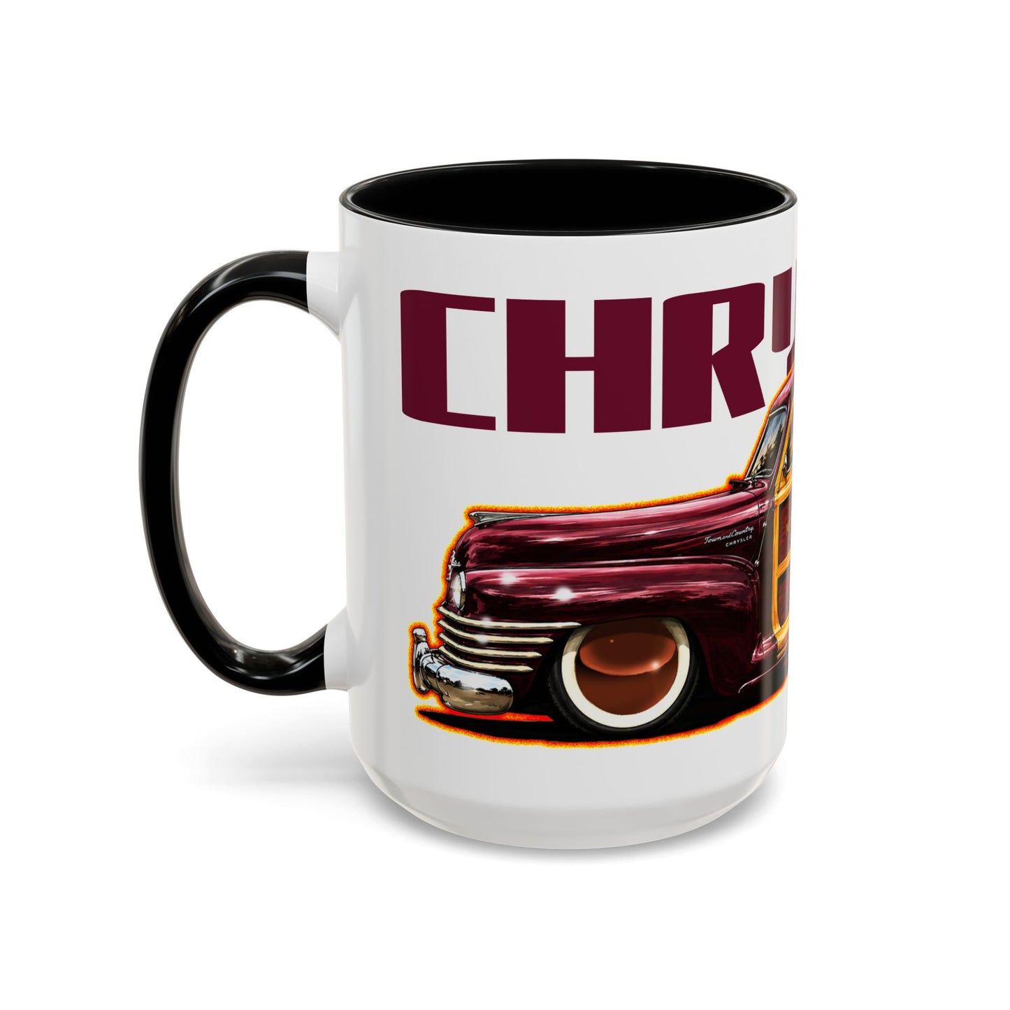 CHRYSLER TOWN & COUNTRY 1942 Collectible Fireball Art Coffee Mug - 2 Sizes