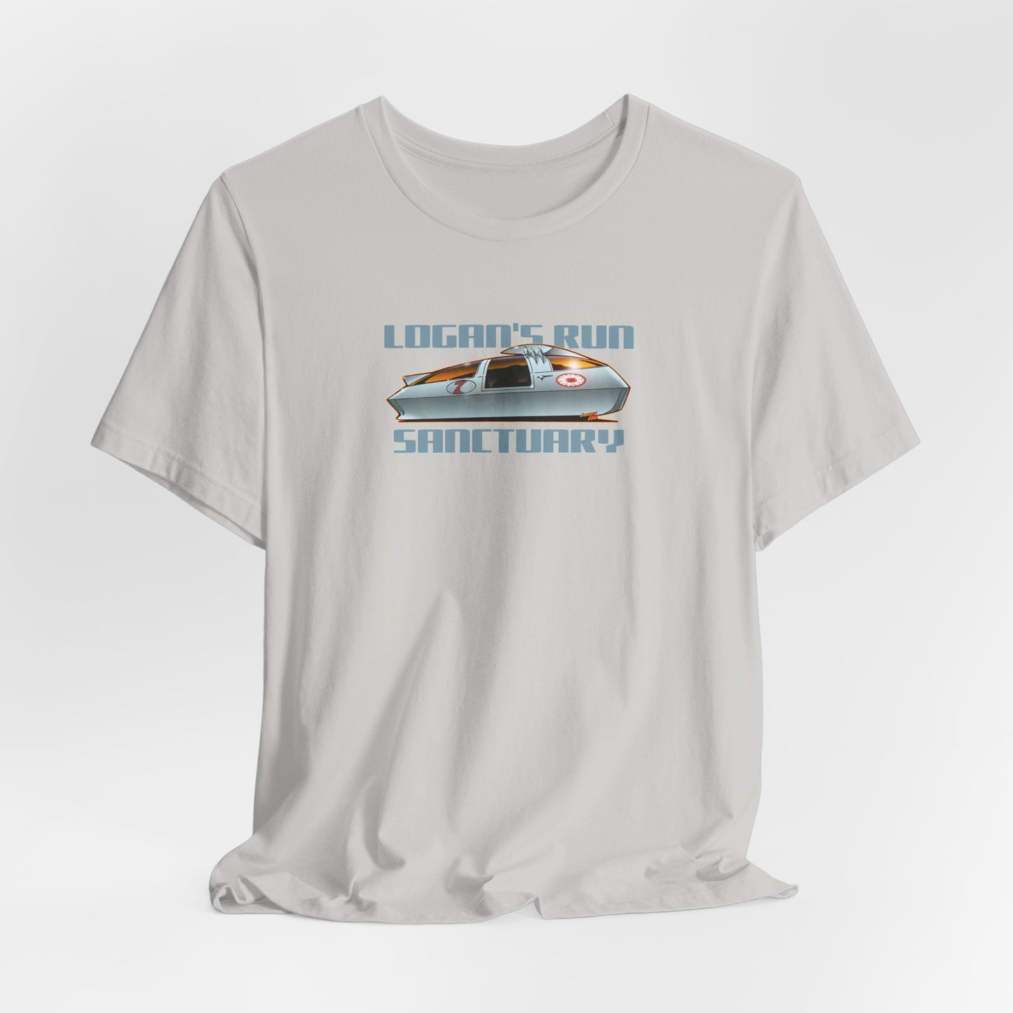 LOGAN'S RUN Sci Fi TV Car Collectible Fireball Art Short Sleeve Tee 12 Colors
