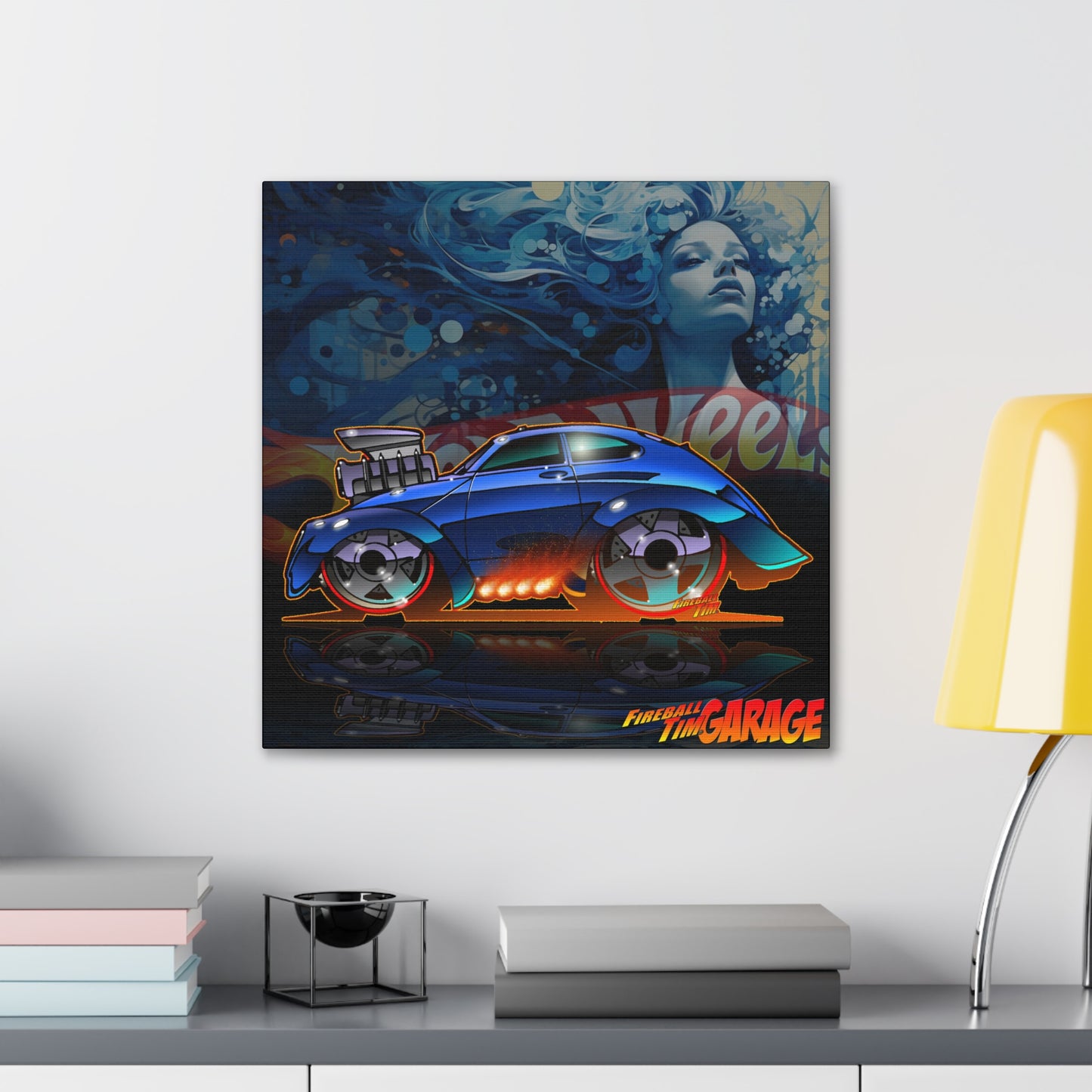 VW VOLKSWAGEN BUG BANDIT Canvas Art Print 3 Sizes