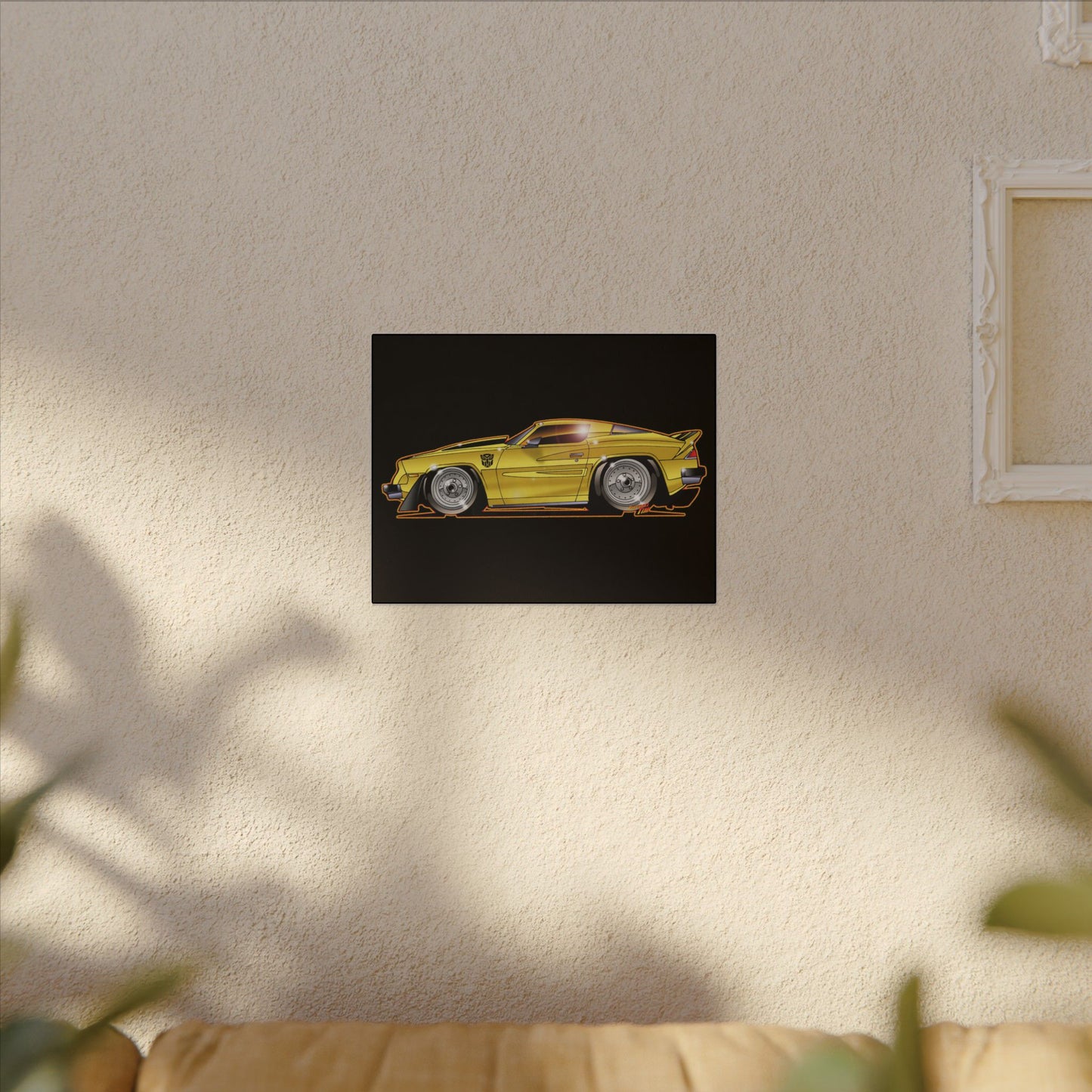 BUMBLEBEE TRANSFORMERS 1977 Camaro Fireball Art Canvas Print - 11x14