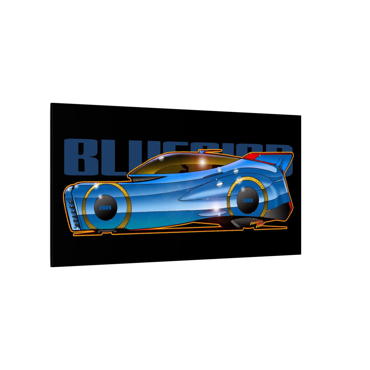 BLUEBIRD FIREBALL CONCEPT Canvas Art Print - 11x14