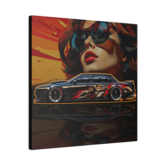ASTON MARTIN LAGONDA Collectible Fireball Art Canvas Stretched Print