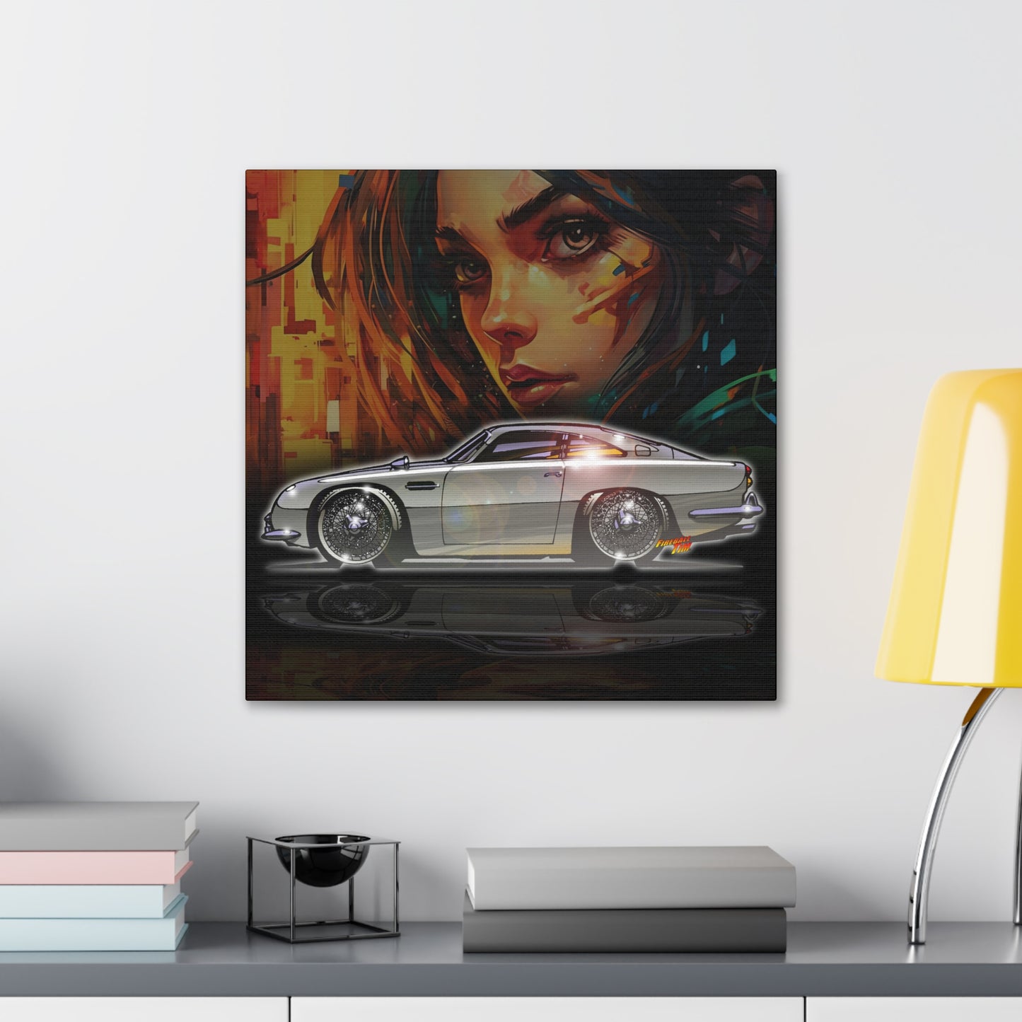 ASTON MARTIN DB5 James Bond 007 MASTERPRINT Concept Art Canvas Print 3 Sizes