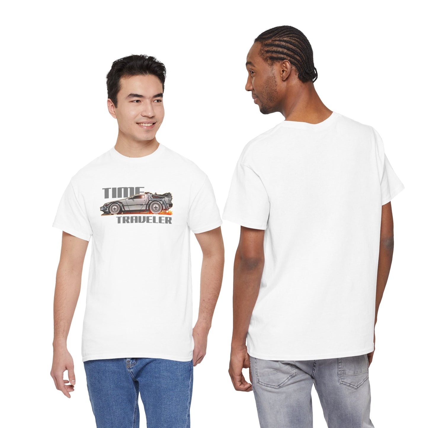 BACK to the FUTURE Delorean Time Traveler Tee Shirt
