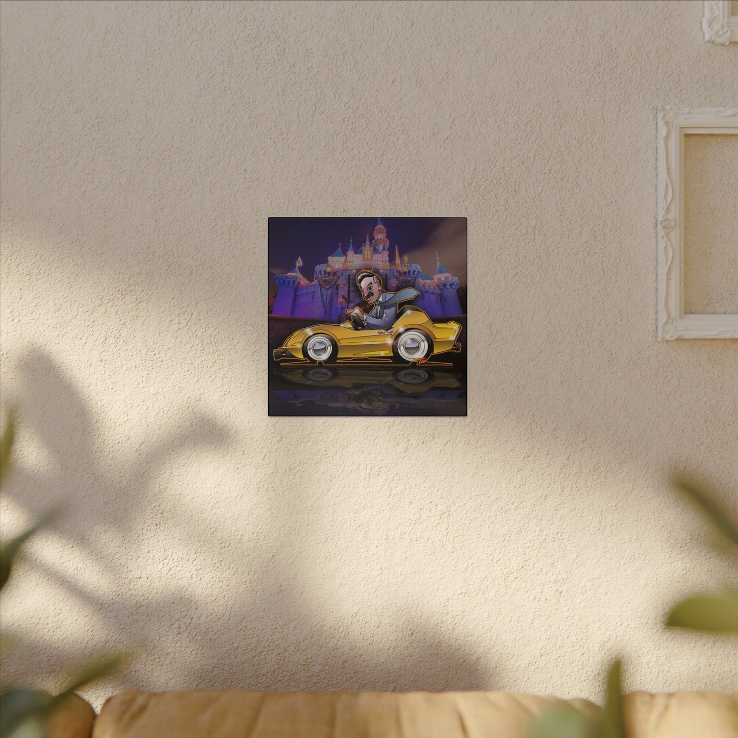 AUTOPIA CLASSIC Walt Disney Fireball Art Canvas Print