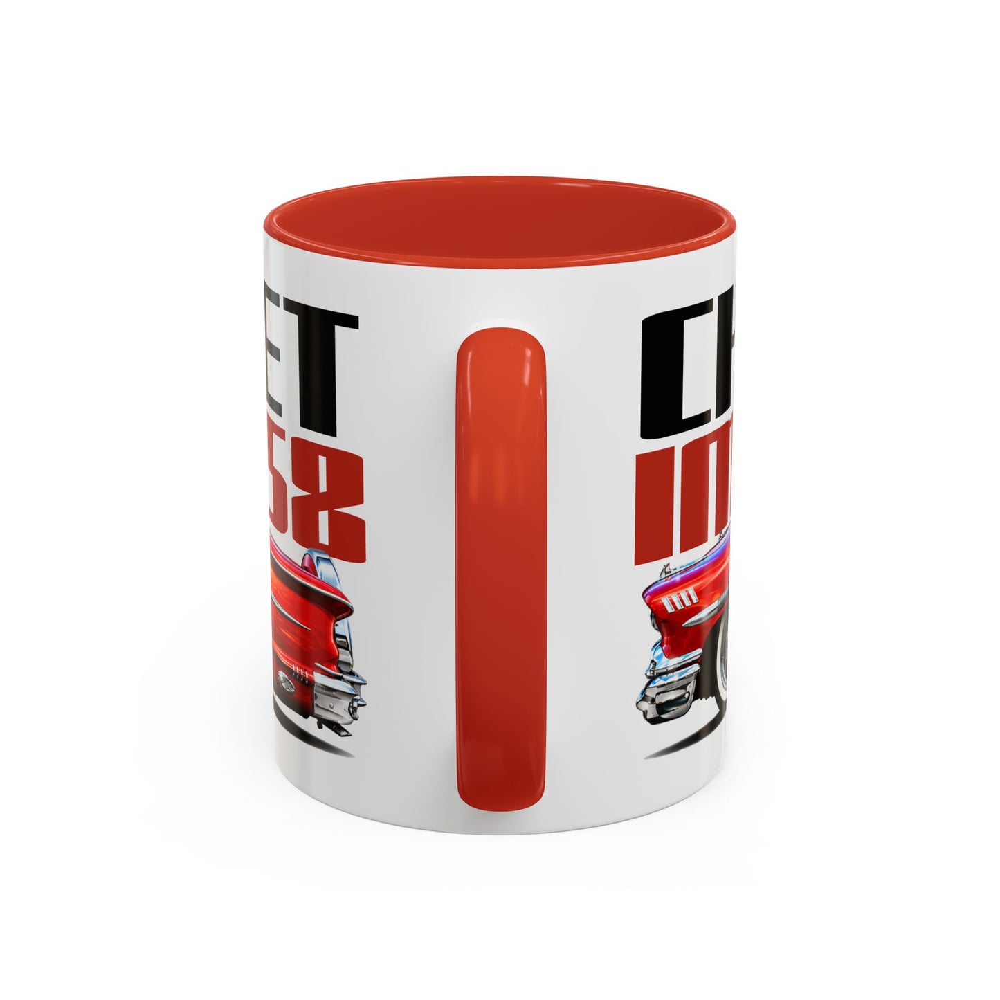 CHEVROLET CUSTOM IMPALA 1958 Collectible Fireball Art Coffee Mug - 2 Sizes