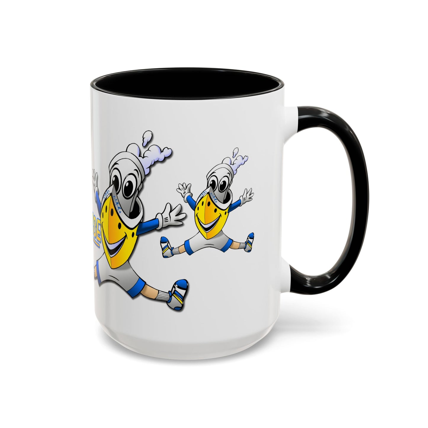 BUDDY CRUISE Mascot Jumping Coffee Mug — 11/15oz Multiple Colors