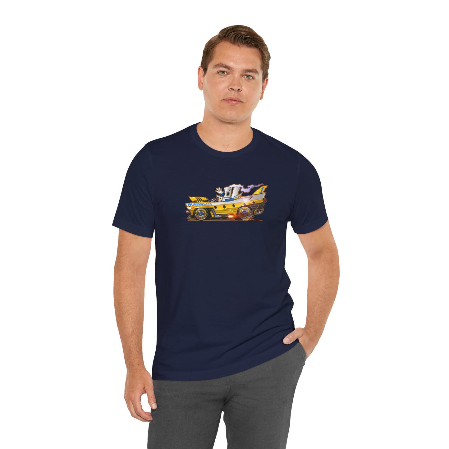 BUDDY CRUISE BUDDYMOBILE Custom Car Art Short Sleeve Tee in 17 Colors