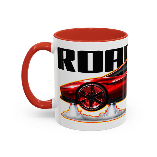 TESLA FLYING ROADSTER Collectible Fireball Art Coffee Mug - 2 Sizes