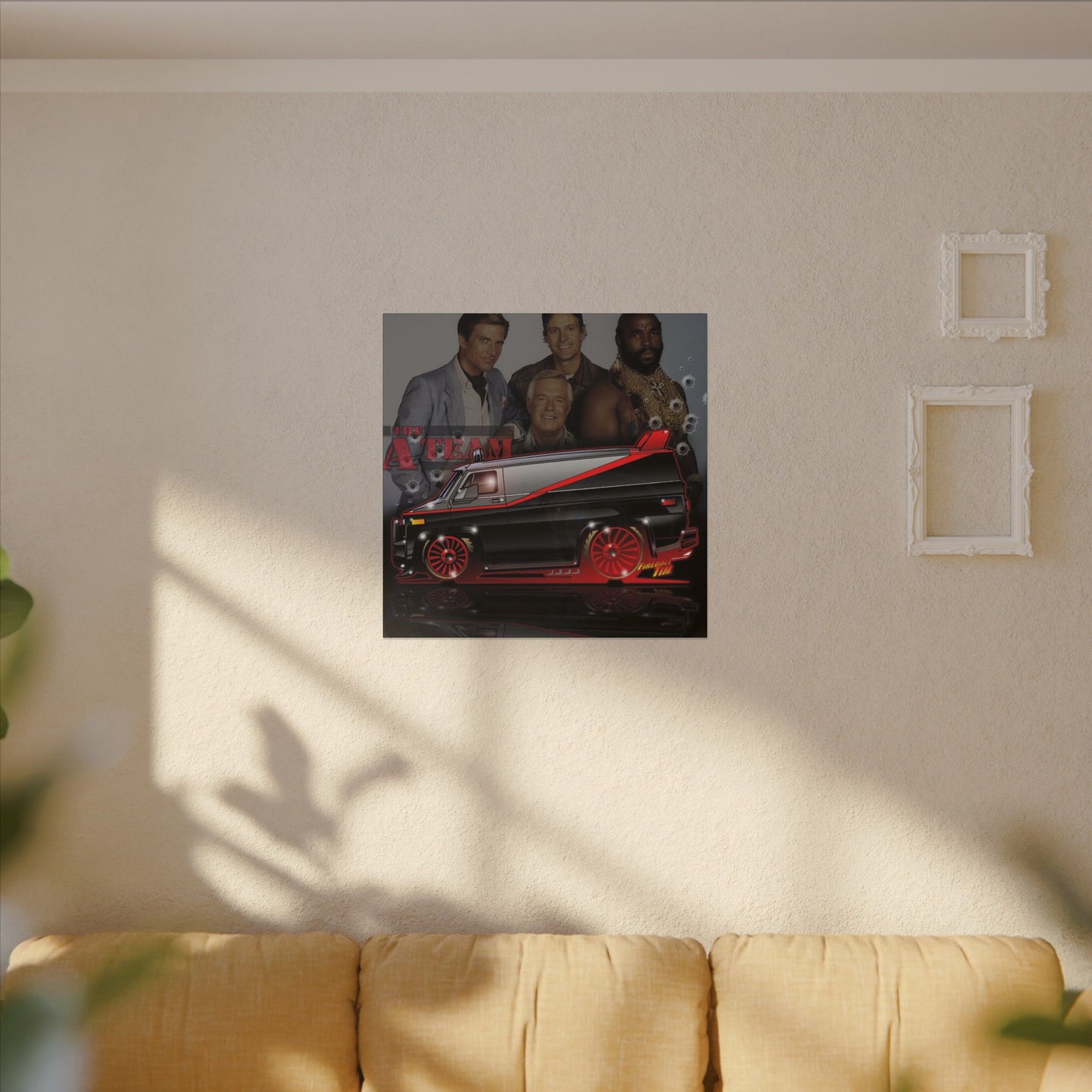 ATEAM VAN TV Show Car Canvas Art Print - 2 Sizes