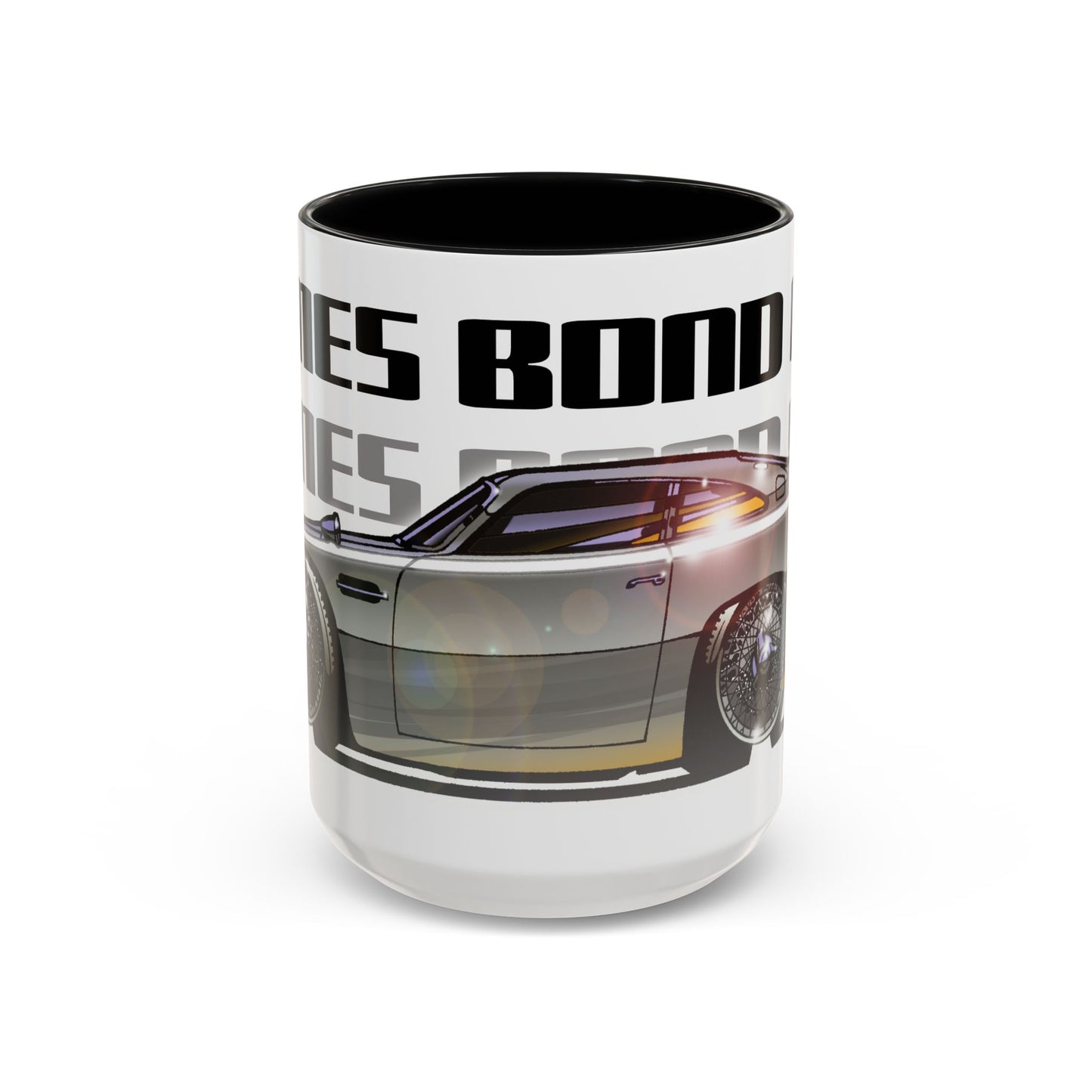 JAMES BOND ASTON MARTIN DB5 007 Collectible Fireball Art Coffee Mug - 2 Sizes