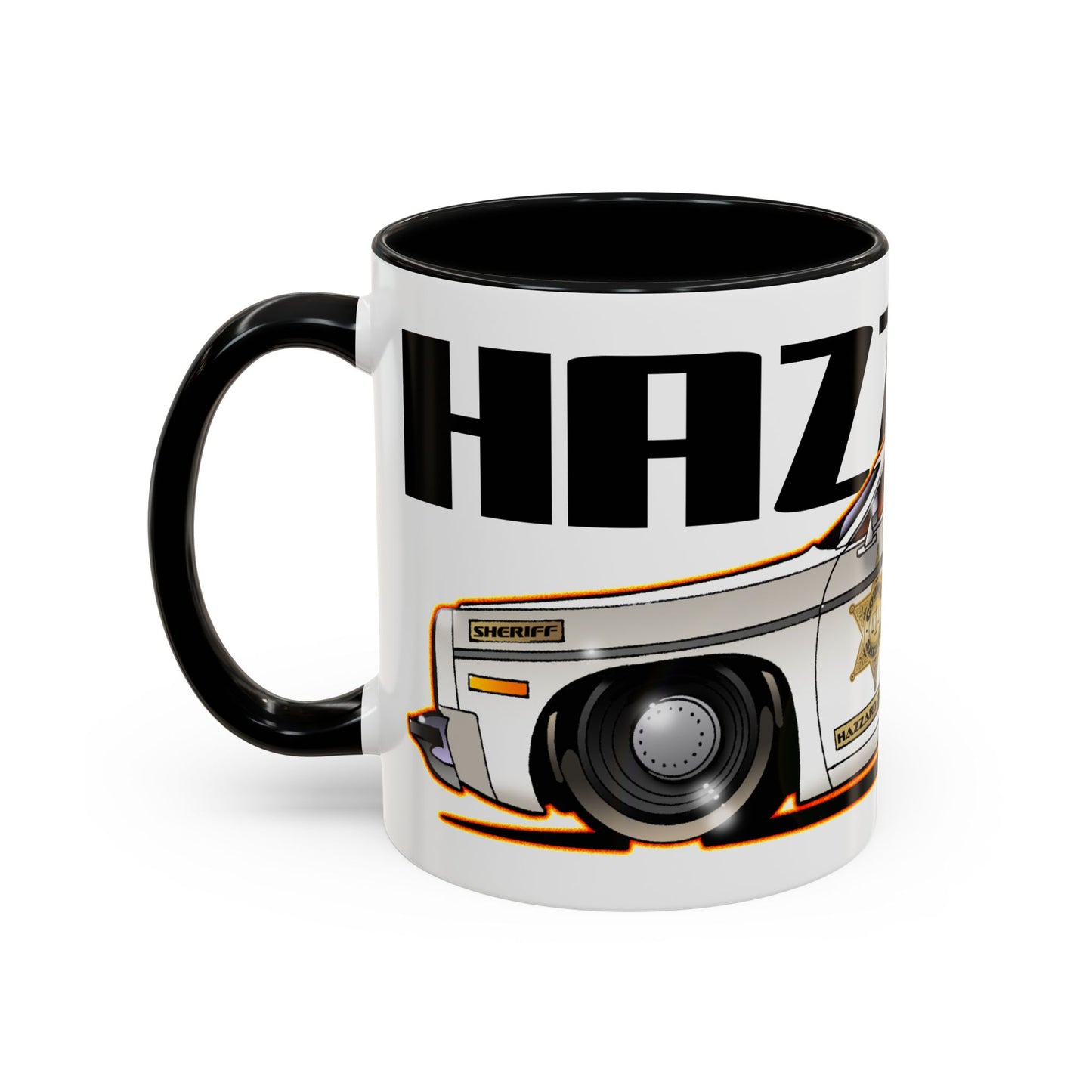 DUKES OF HAZZARD SHERIFF POLICE CAR Collectible Coffee Mug - 2 Sizes