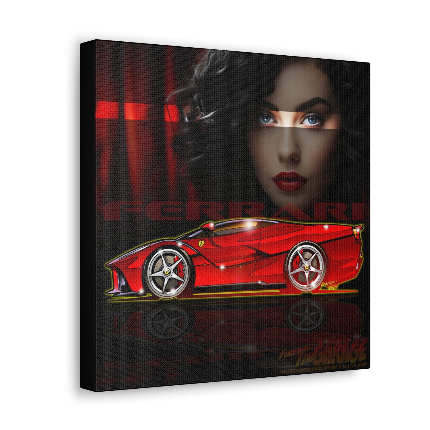 FERRARI LA FERRARI APERTA Concept Art Canvas MASTERPRINT 3 Sizes