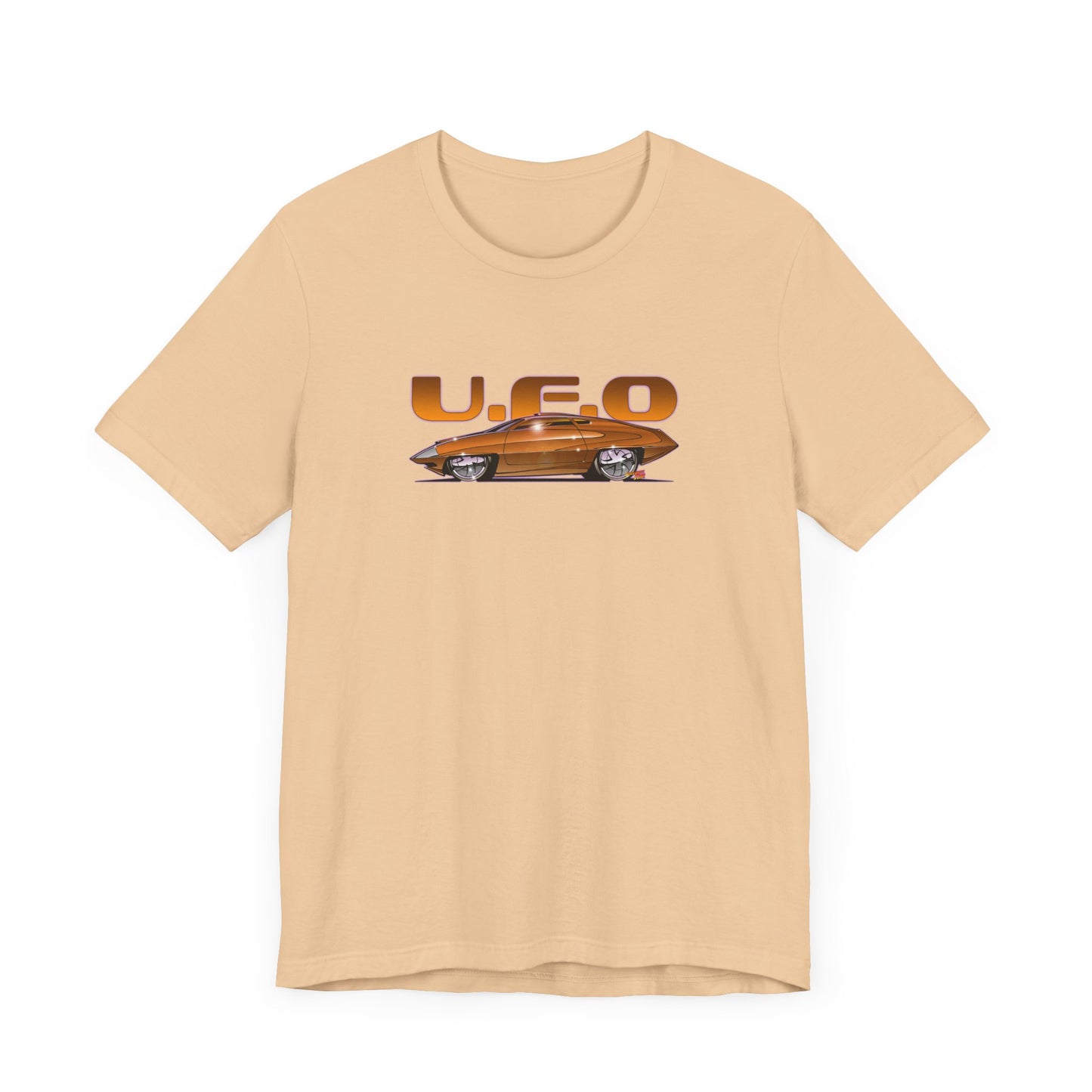 UFO ED STRAKER CAR TV Car Concept Art Short Sleeve Tee 12 Colors