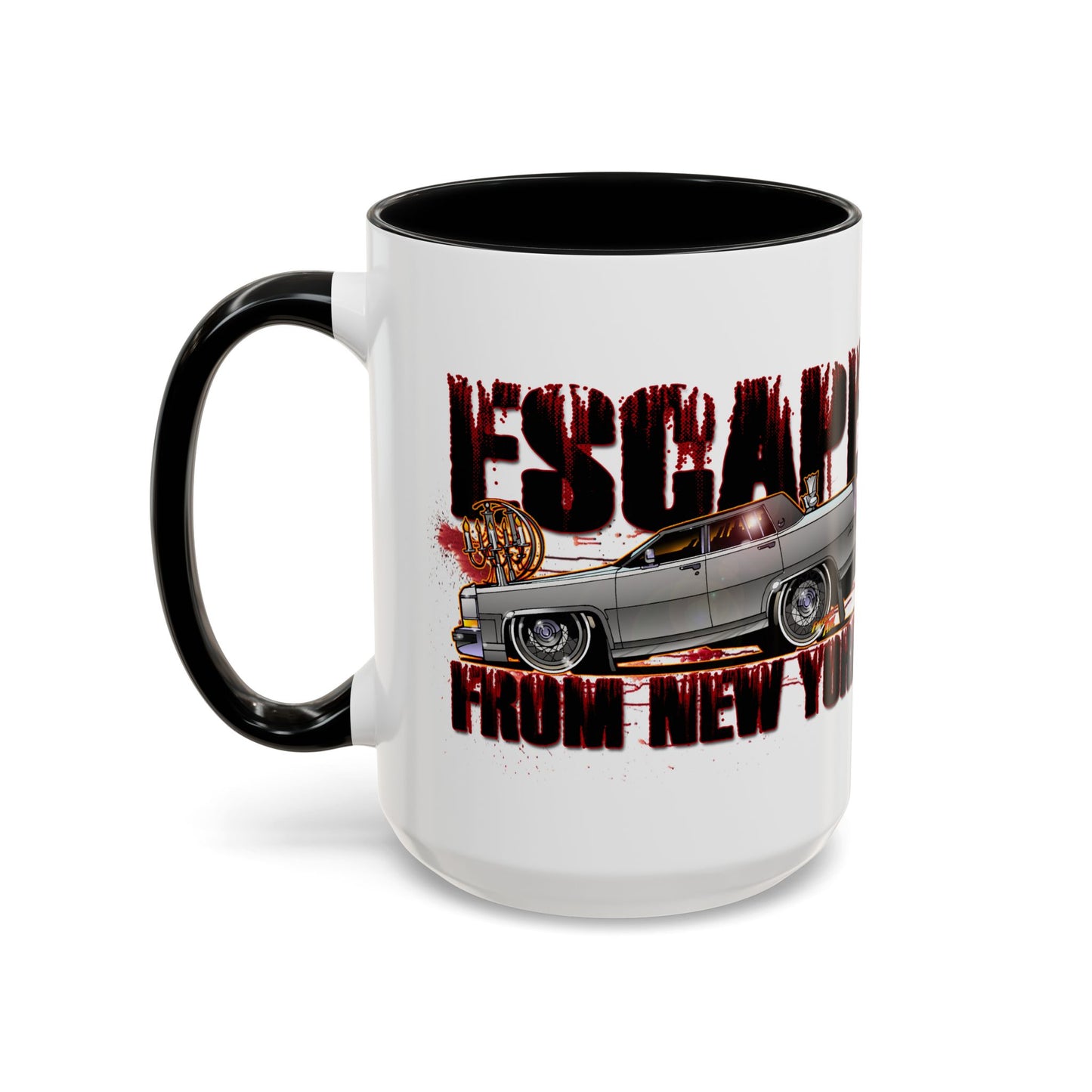 ESCAPE FROM NEW YORK Duke Cadillac Concept Art Coffee Mug 2 Sizes-Mug-Fireball Tim Garage