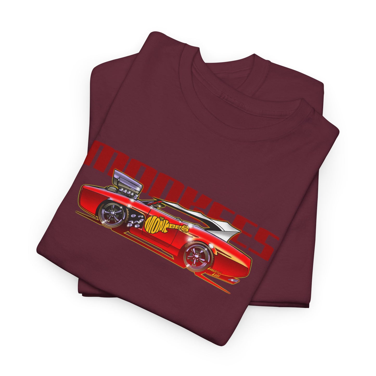 THE MONKEES Monkeemobile Cotton Tee Shirt - 12 Colors