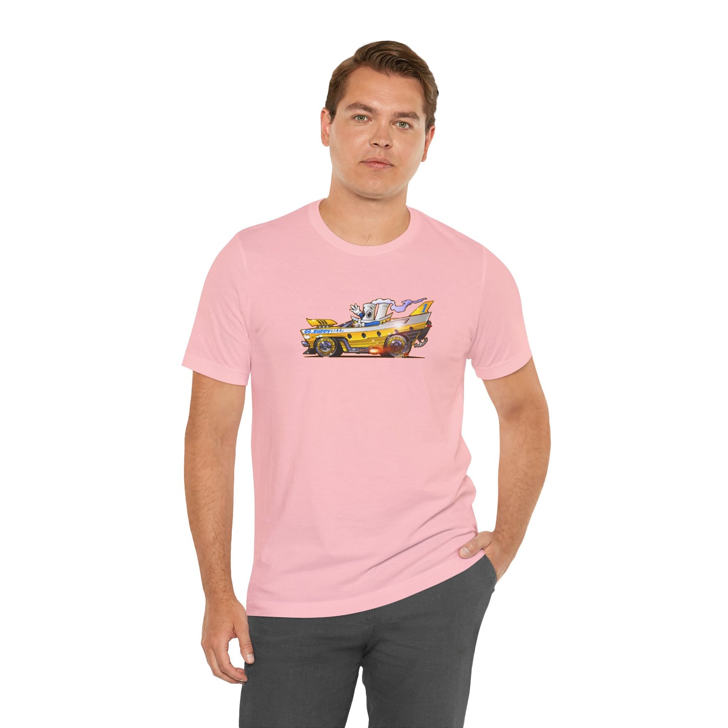 BUDDY CRUISE BUDDYMOBILE Custom Car Art Short Sleeve Tee in 17 Colors