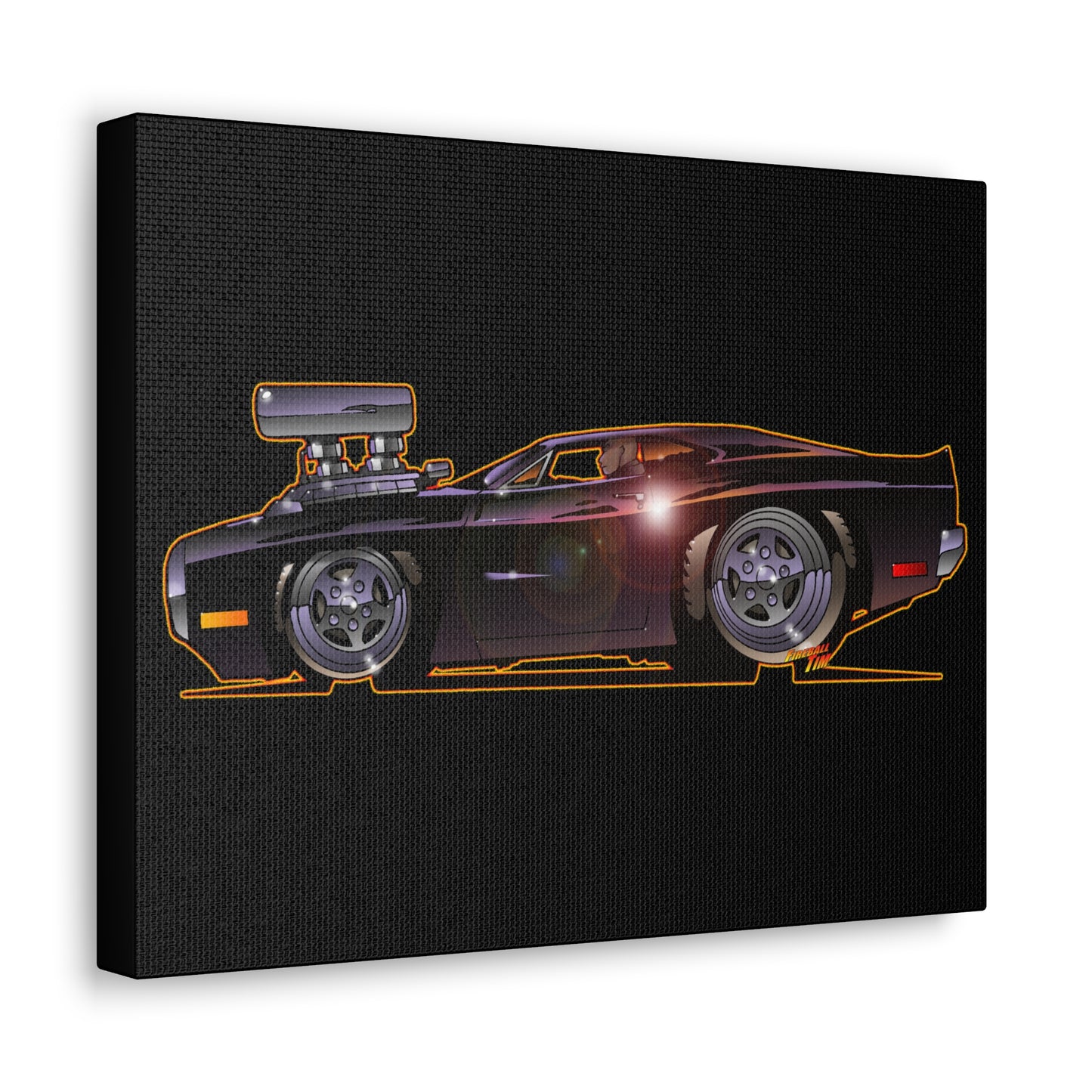 FAST & FURIOUS 1970 Dodge Charger R/T Canvas Wall Print 11x14