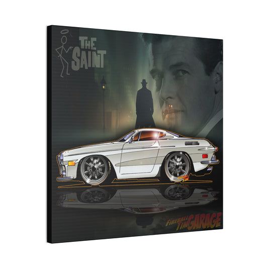 THE SAINT 1967 VOLVO 1800 S ST1 Canvas Art Print - 2 Sizes