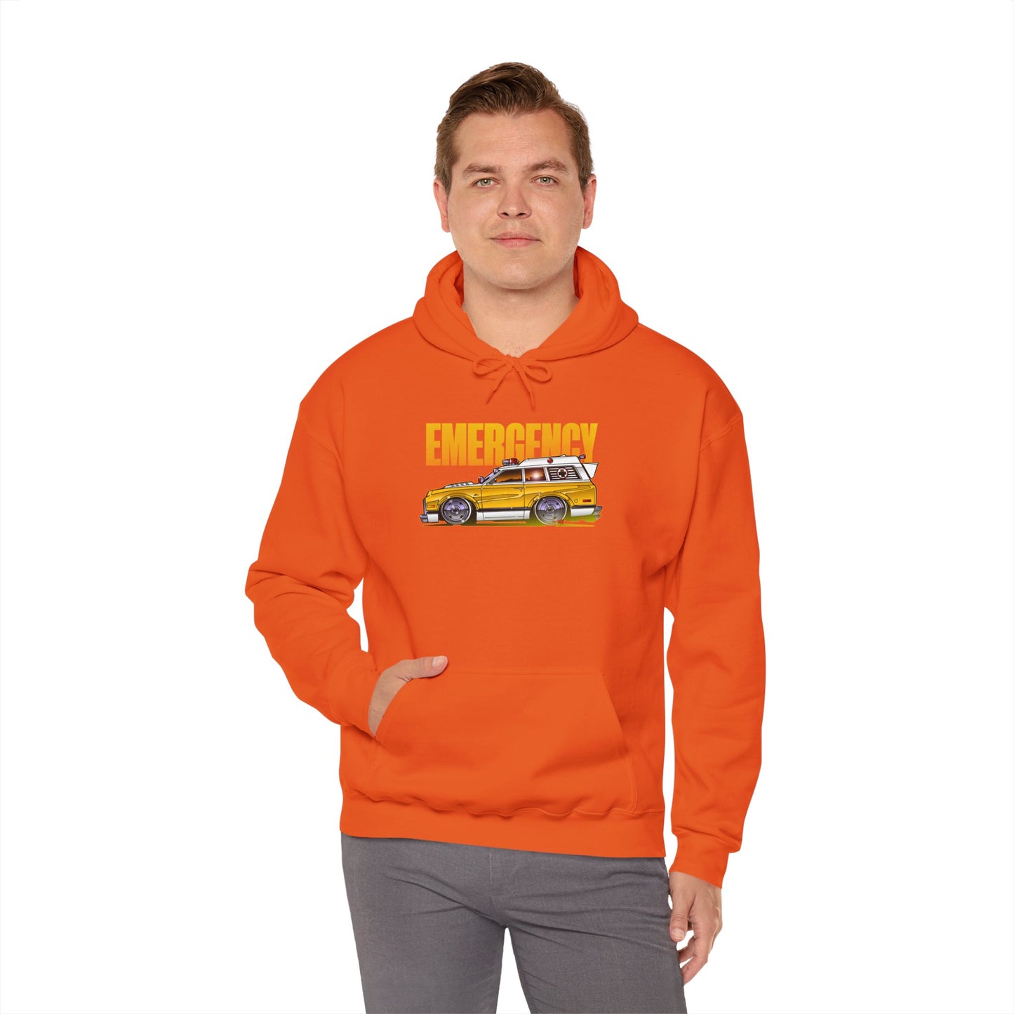 EMERGENCY AMBULANCE TV Show Concept Art Hooded Sweatshirt 9 Colors