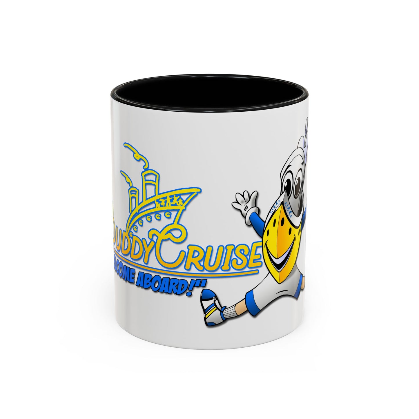 BUDDY CRUISE Mascot Jumping Coffee Mug — 11/15oz Multiple Colors