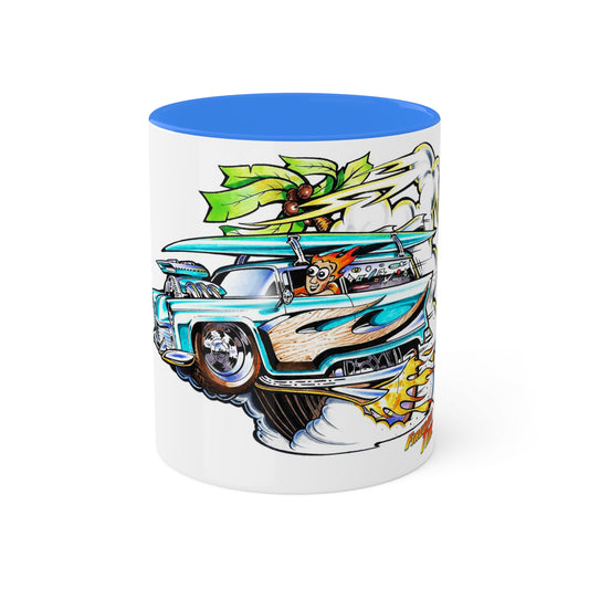 WOODIE HOT ROD Coffee Mug 11oz-Mug-Fireball Tim Garage