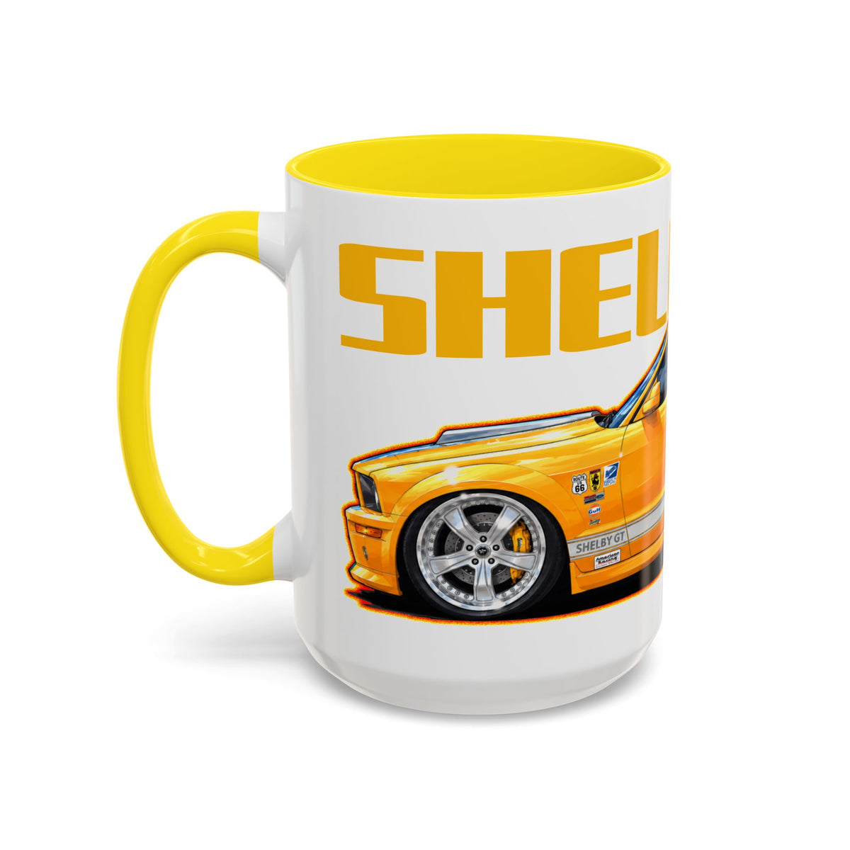 FORD MUSTANG SHELBY GT-C 2008 Collectible Fireball Art Coffee Mug - 2 Sizes