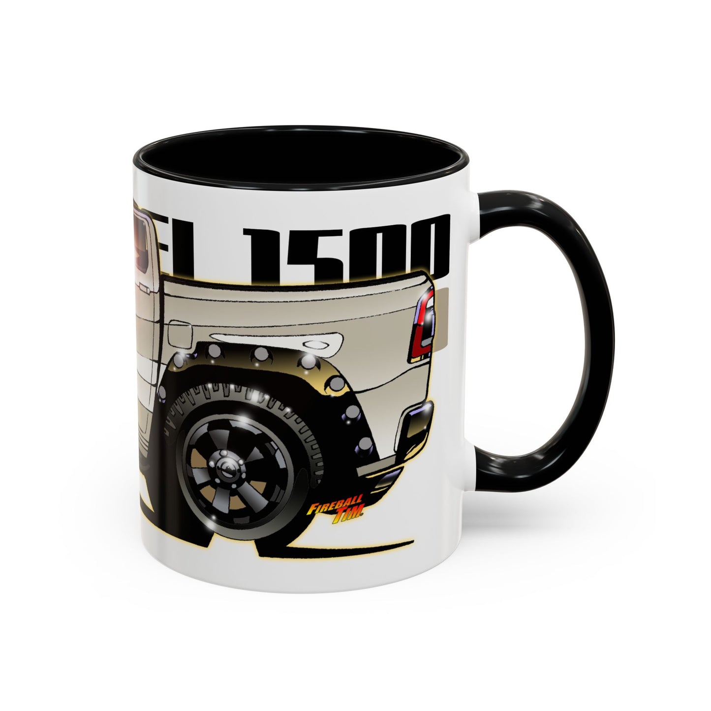 RAM REBEL 1500 Truck Collectible Coffee Fireball Art Mug 2 Sizes