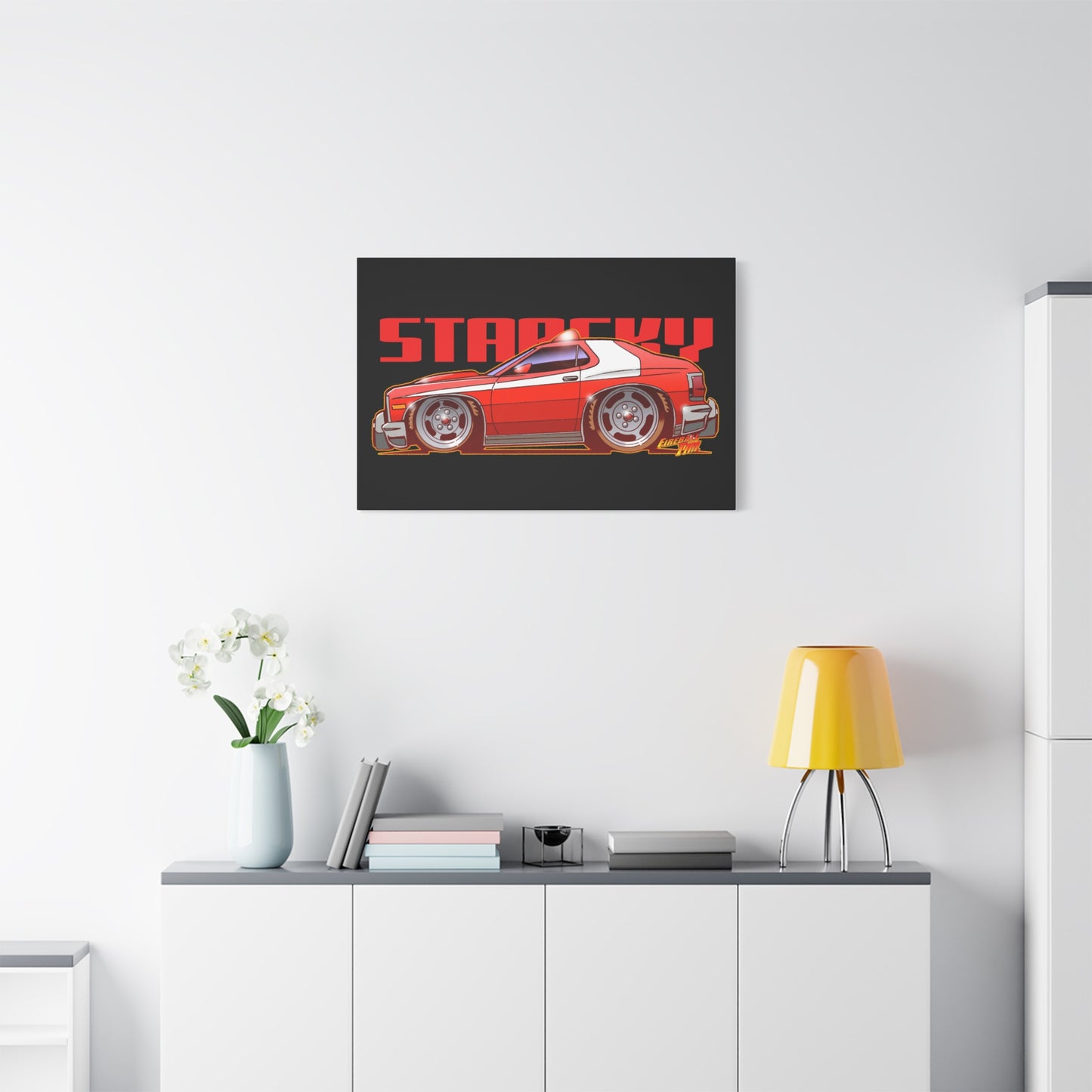 STARSKY Torino Fireball Canvas Art Print - 11x14